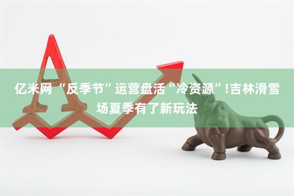 亿米网 “反季节”运营盘活“冷资源”!吉林滑雪场夏季有了新玩法