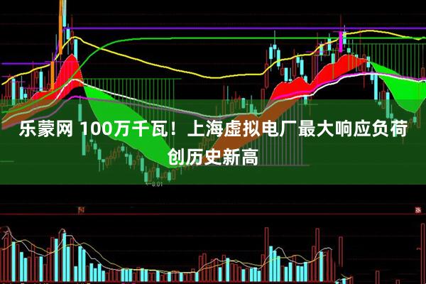 乐蒙网 100万千瓦！上海虚拟电厂最大响应负荷创历史新高